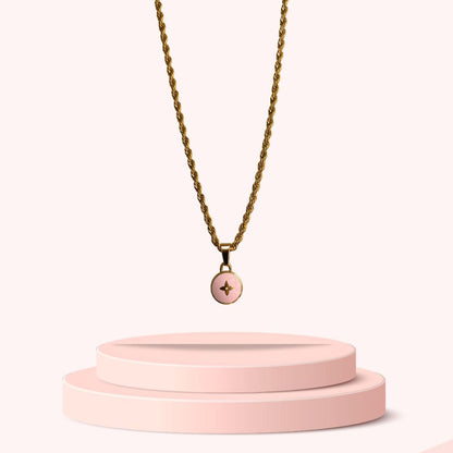 Authentic Louis Vuitton Blush Pendant Pastilles Reworked Necklace