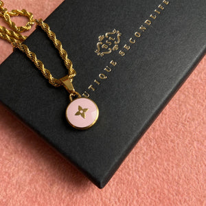 Authentic Louis Vuitton Pendant Pastilles Reworked Necklace
