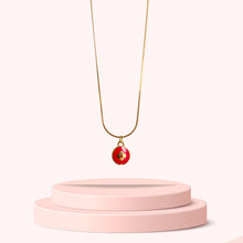 Load image into Gallery viewer, Authentic Louis Vuitton Red Pendant Pastilles Roses- Repurposed Necklace