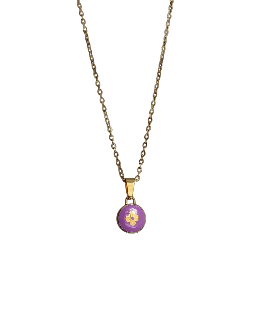 Authentic Louis Vuitton Rosewood Pendant- Reworked Necklace