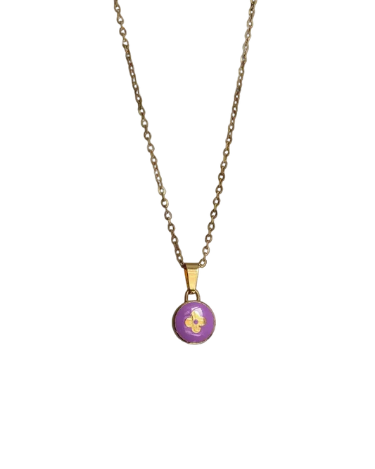 Authentic Louis Vuitton Rosewood Pendant- Reworked Necklace
