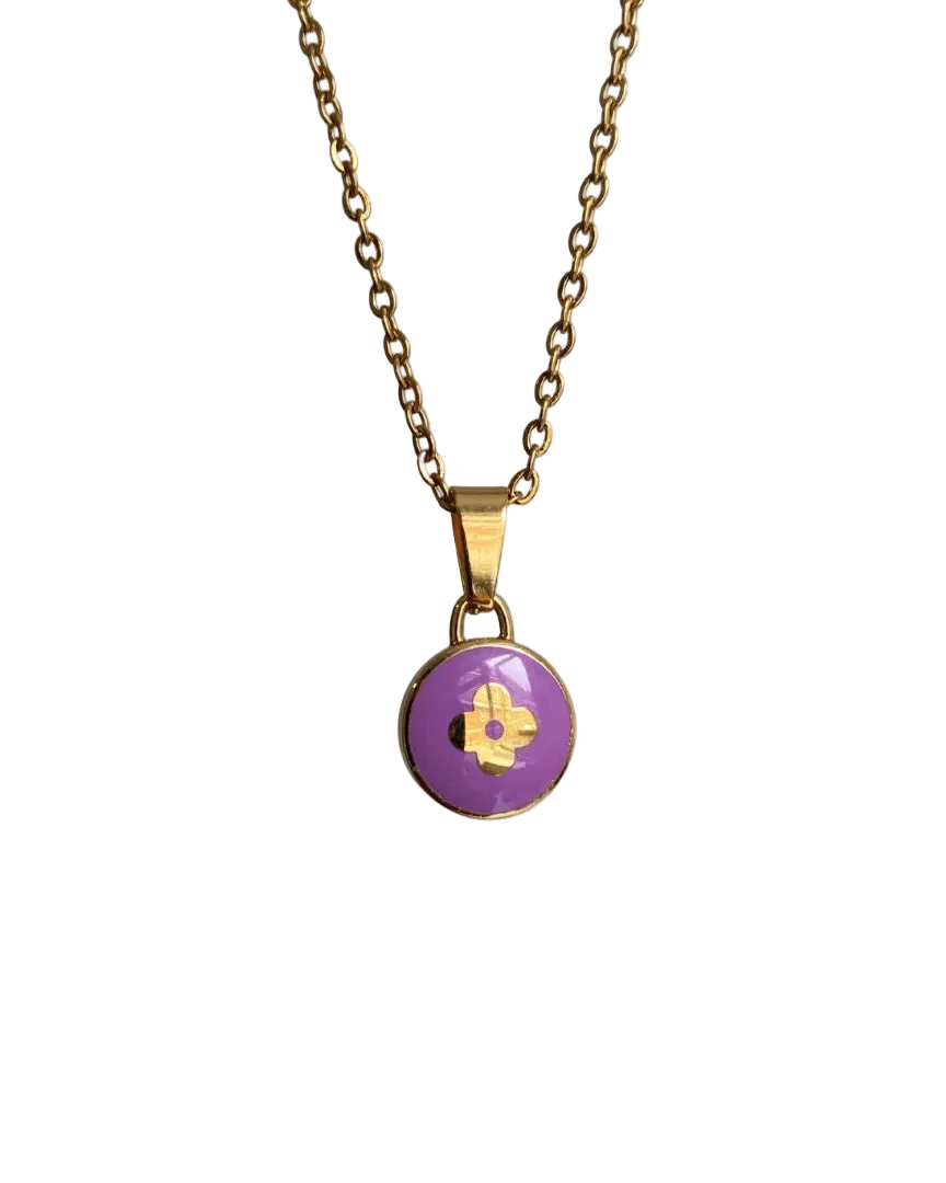 Authentic Louis Vuitton Rosewood Pendant- Reworked Necklace