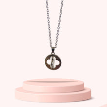 Load image into Gallery viewer, Authentic Louis Vuitton Round Silver Charm- Reworked Necklace