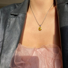 Load image into Gallery viewer, Authentic Louis Vuitton Yellow Pendant Reworked Necklace
