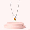 Authentic Louis Vuitton Yellow Pendant Reworked Necklace