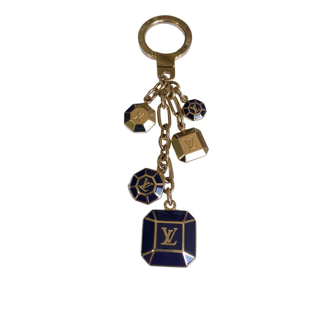 Authentic Louis Vuitton Square Logo Pendant-Repurposed Necklace