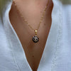 Authentic Louis Vuitton Small Brown Pendant-Repurposed Necklace