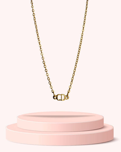 Authentic Mini Cd Dior pendant- Reworked Dainty Choker