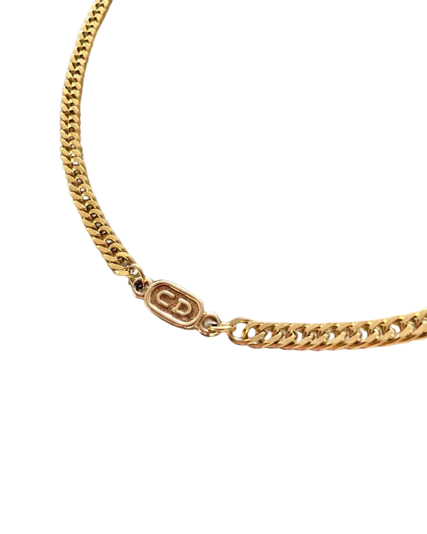Authentic Mini Dior pendant- Reworked Choker