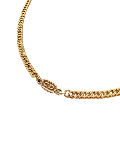 Authentic Mini Dior pendant- Reworked Choker