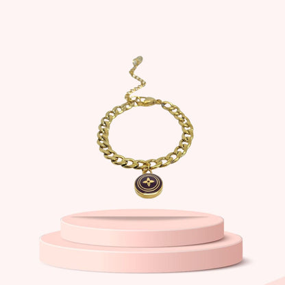 Authentic Louis Vuitton Nude Brown Pendant - Repurposed Bracelet