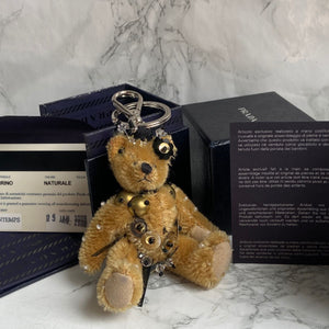 Authentic Prada Bear Naturale Keychain with Box