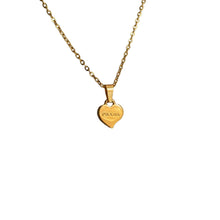 Load image into Gallery viewer, Repurposed Authentic Prada Mini Heart tag - Necklace