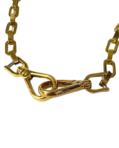 Authentic Prada Double Clasp-Reworked Necklace