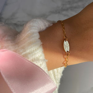 Authentic Louis Vuitton Tag Blooming Pendant Reworked Bracelet