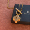 Authentic Louis Vuitton Fleur Charm- Reworked Necklace
