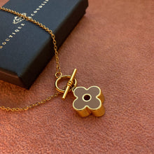 Load image into Gallery viewer, Authentic Louis Vuitton Fleur Charm- Reworked Necklace