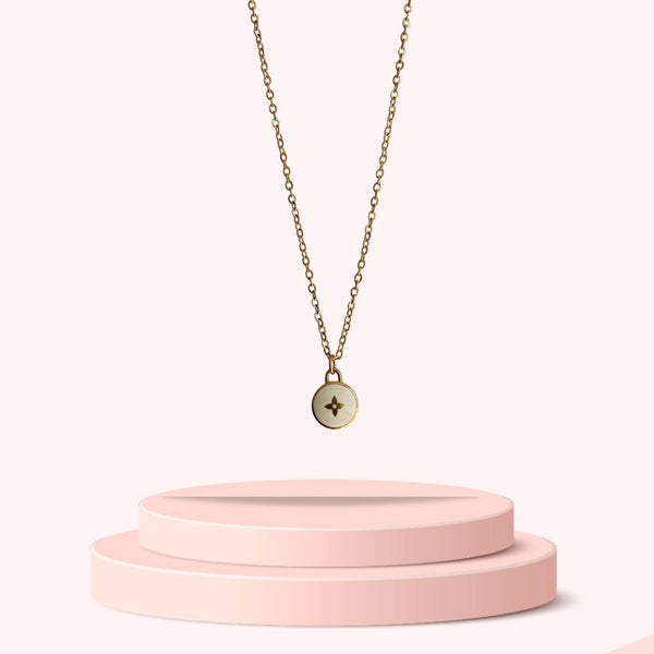Louis Vuitton Pre-owned Collie Plaque Necklace