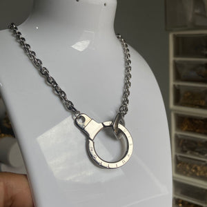 Authentic Louis Vuitton Round Clasp- Reworked Necklace