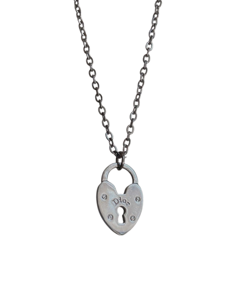 Authentic Dior Pendant Heart Pendant- Reworked Necklace