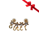 Authentic Gucci Crystal Script Ear Cuff - Gift Edition