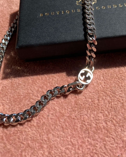 Authentic Gucci Interlocking Pendant Repurposed Choker