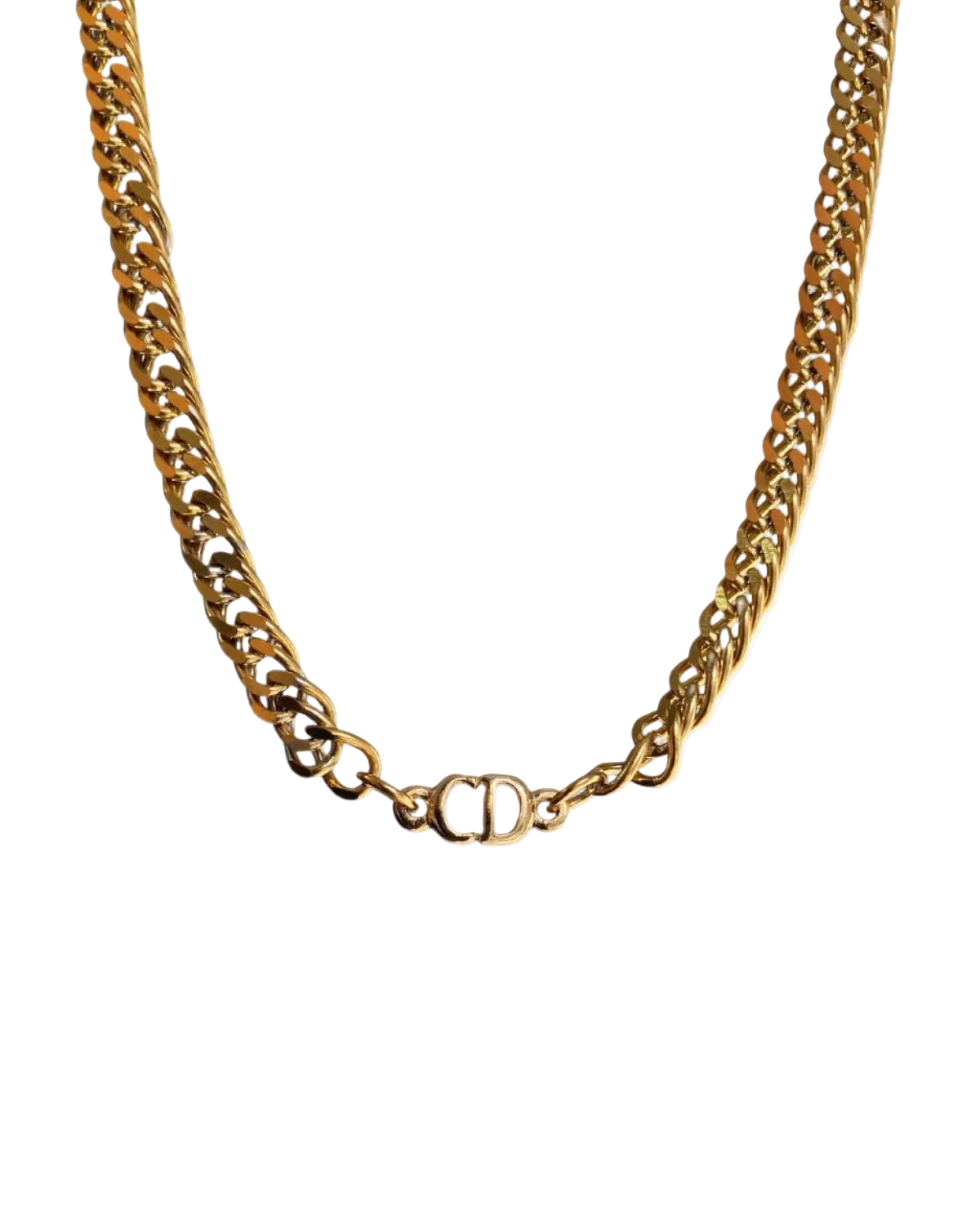 Authentic Dior CD Pendant- Reworked Choker