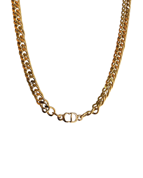 Authentic Dior CD Pendant- Reworked Choker
