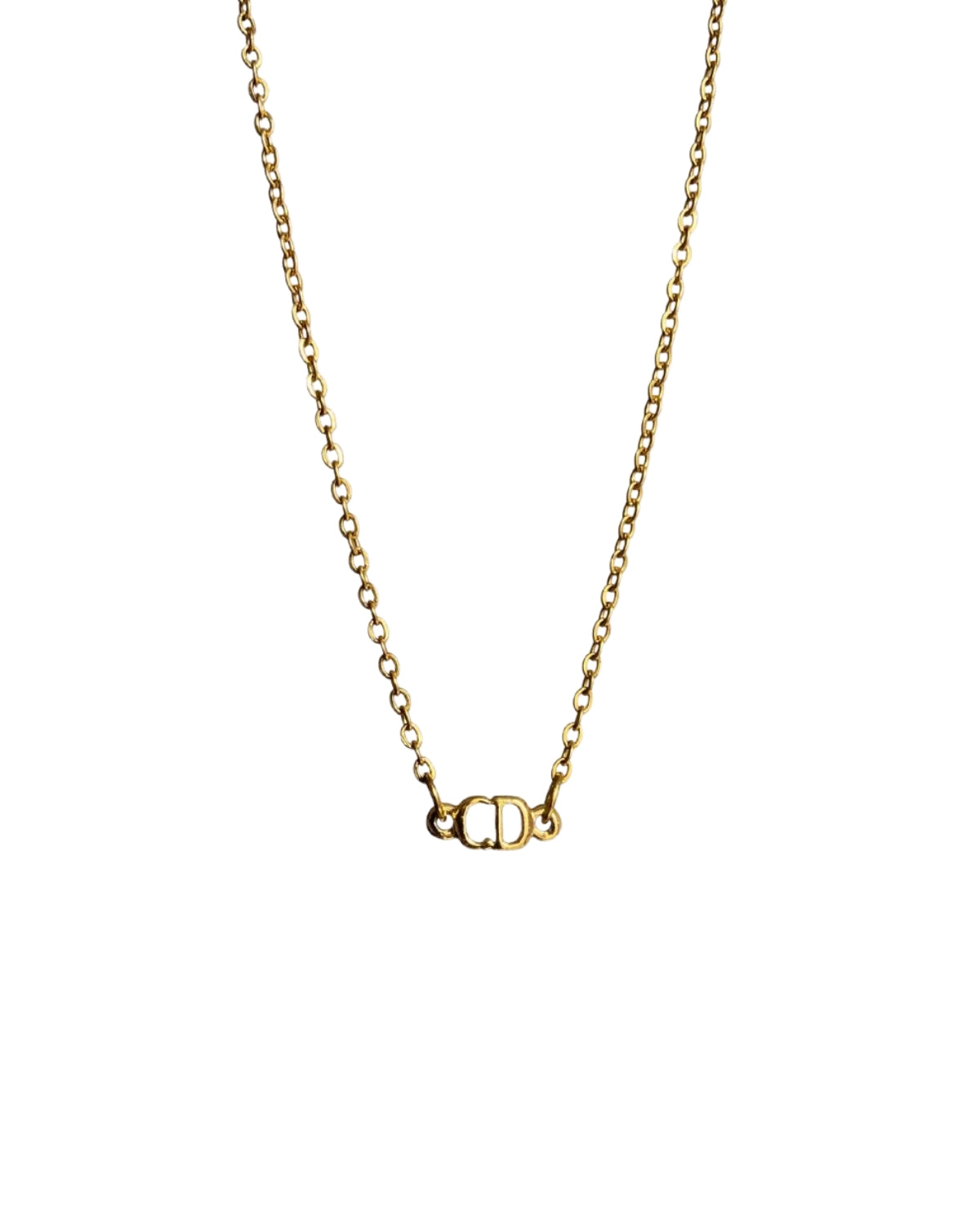 Authentic Mini Cd Dior pendant- Reworked Dainty Choker