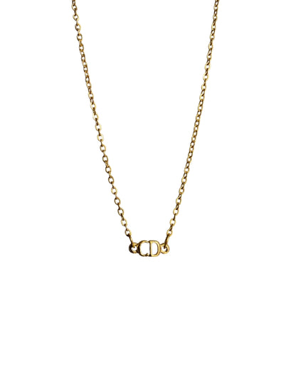Authentic Mini Cd Dior pendant- Reworked Dainty Choker