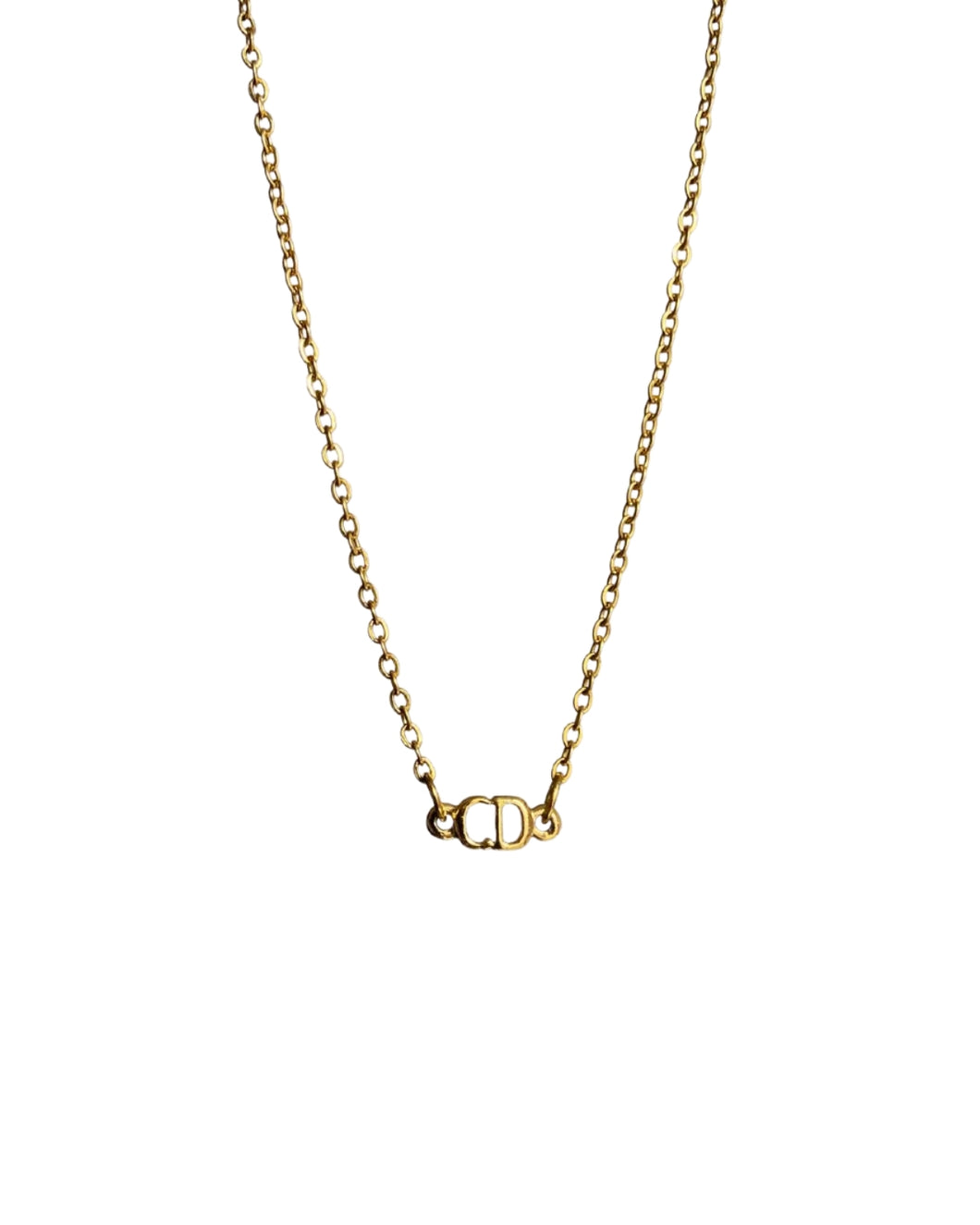 Authentic Mini Cd Dior pendant- Reworked Dainty Choker