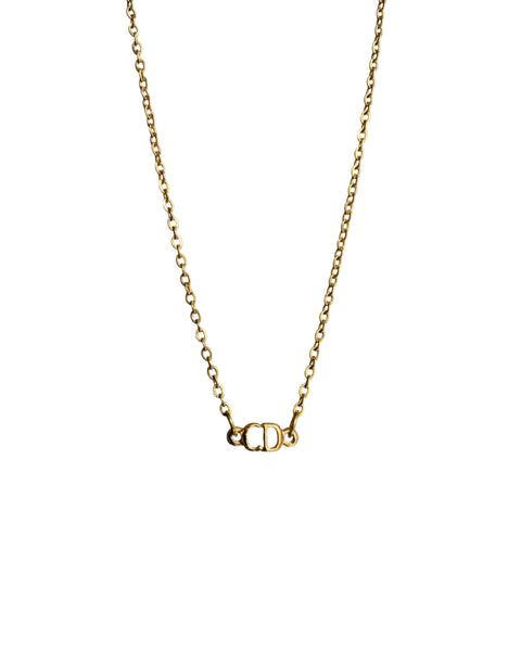 Authentic Mini Cd Dior pendant- Reworked Dainty Choker