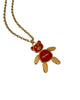 Authentic Prada Orsetto Bear Pendant Reworked Necklace  - Gift Edition