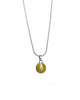 Authentic Louis Vuitton Green Pendant Reworked Necklace
