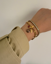 Load image into Gallery viewer, Authentic Louis Vuitton Brown Pendant-Repurposed Bracelet