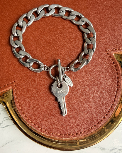 Authentic Christian Dior Key - Reworked Necklace Bracelet