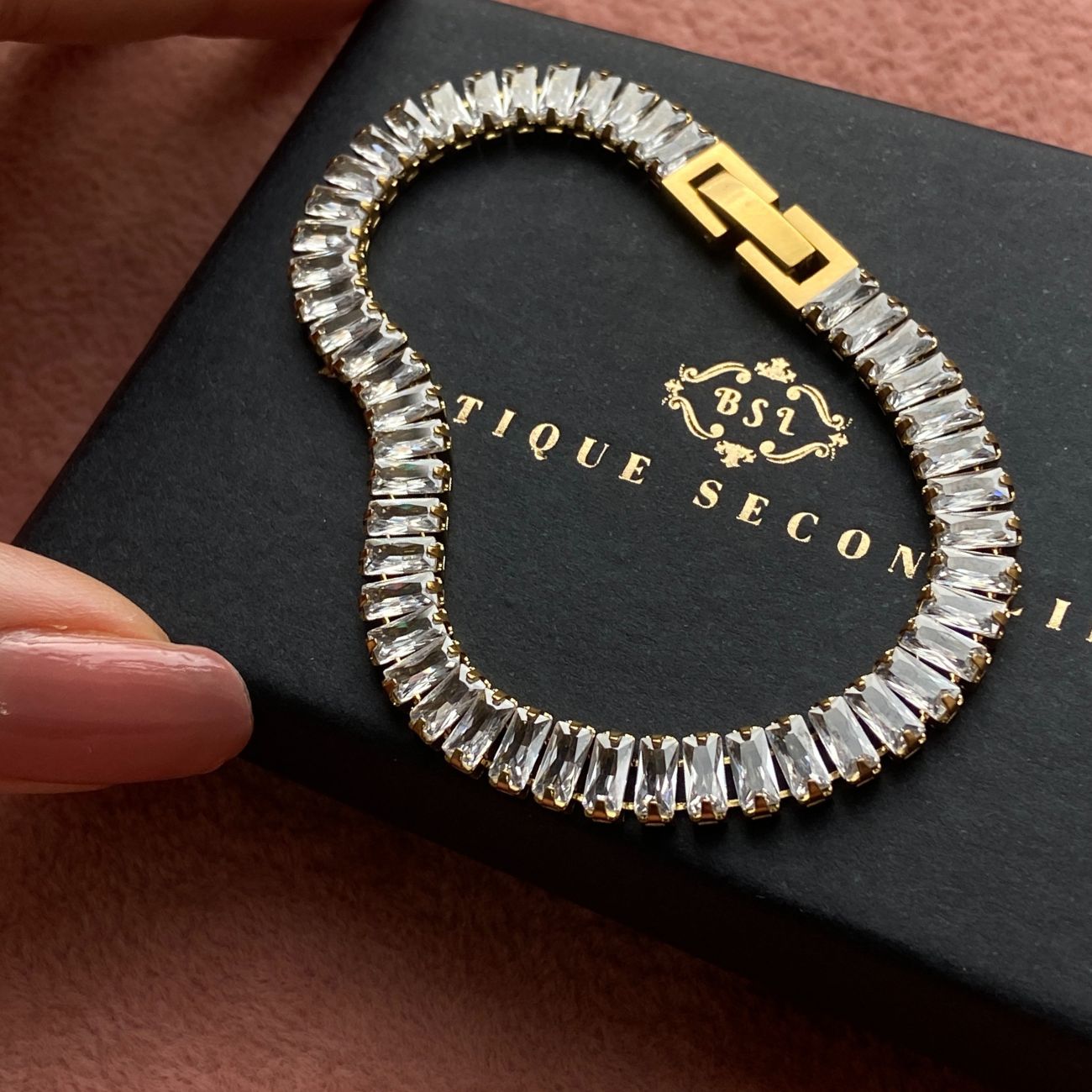 BSL - Shiny Square Classic Bracelet
