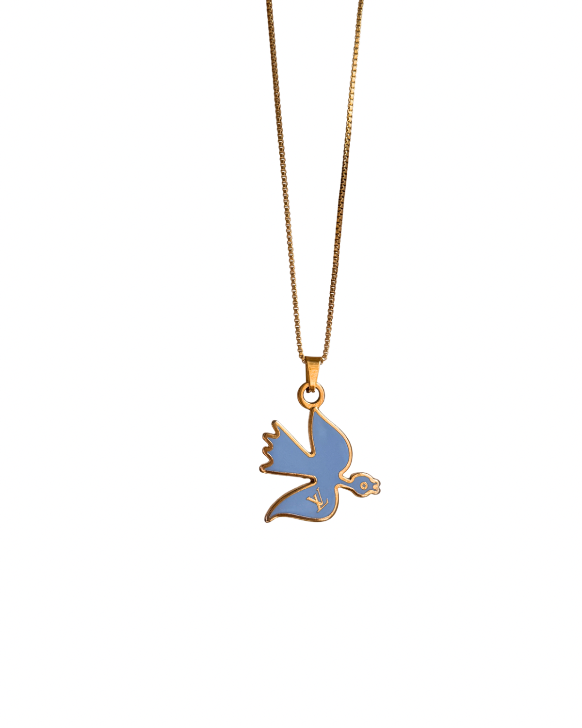 Authentic Louis Vuitton Bird Pendant- Reworked Necklace