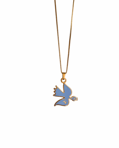 Authentic Louis Vuitton Bird Pendant- Reworked Necklace