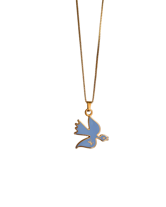 Authentic Louis Vuitton Bird Pendant- Reworked Necklace