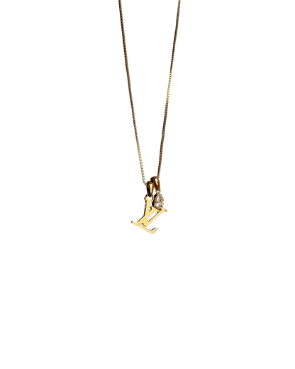 Authentic Louis Vuitton Sweet Logo Pendant - Reworked Necklace
