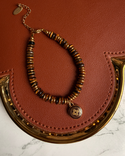 Authentic Louis Vuitton Nude Pendant - Reworked Stones Bracelet