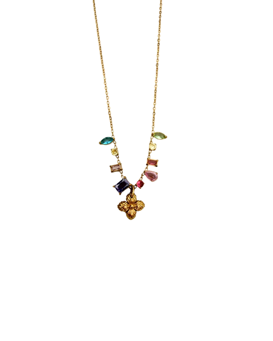 Authentic Louis Vuitton Blooming Pendant Reworked Necklac