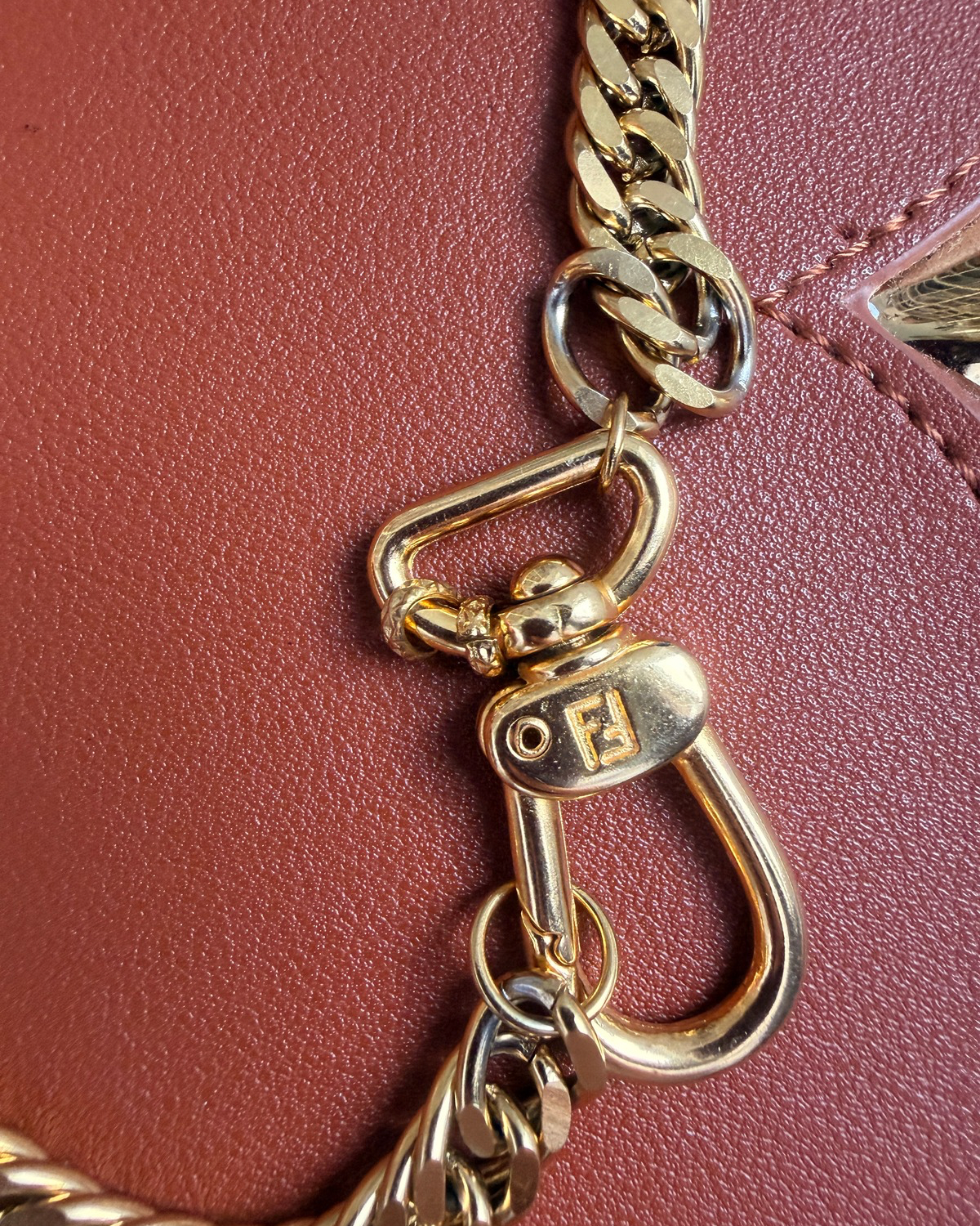 Authentic Fendi Clasp - Repurposed Necklace