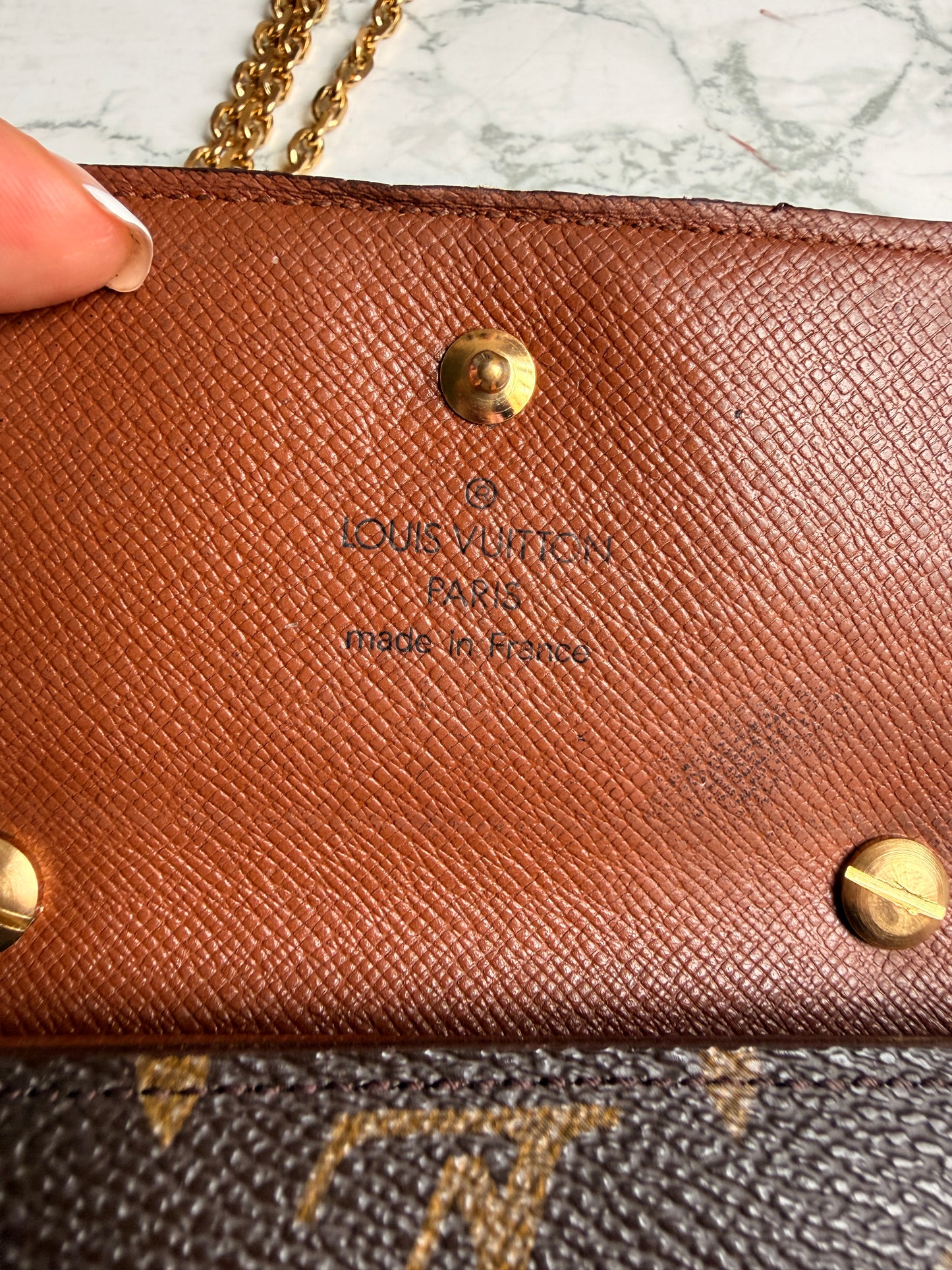 Authentic Preowned Louis Vuitton Wallet Repurposed Mini Belt