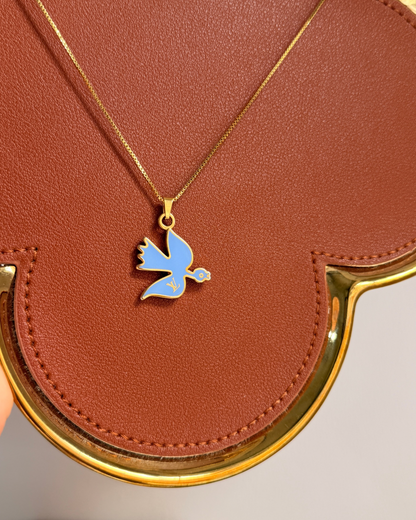 Authentic Louis Vuitton Bird Pendant- Reworked Necklace