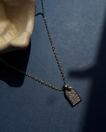 Authentic Louis Vuitton Nanogram luggage tag Pendant - Reworked Rose Gold