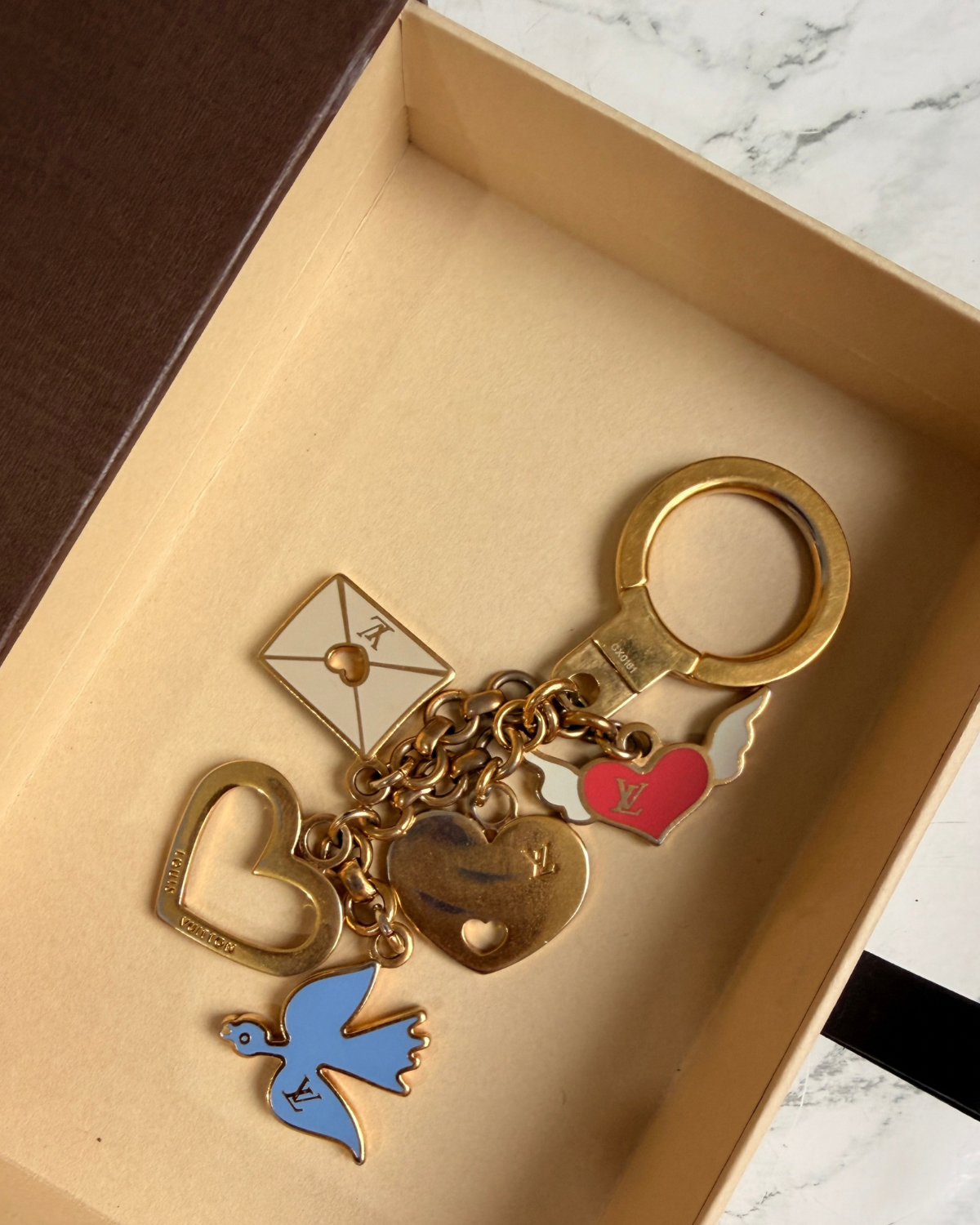 Authentic Louis Vuitton Bird Pendant- Reworked Necklace