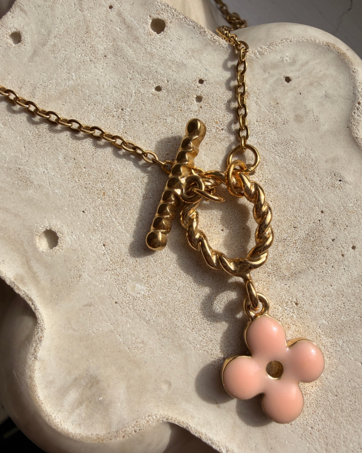 Authentic Louis Vuitton Sweet Clover Pendant - Reworked Necklace