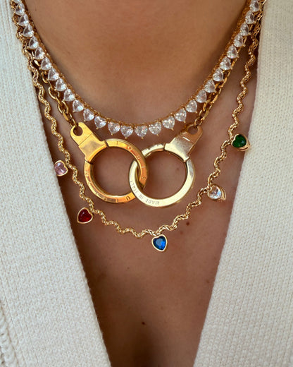 Authentic Louis Vuitton Double Clasp- Reworked Necklace